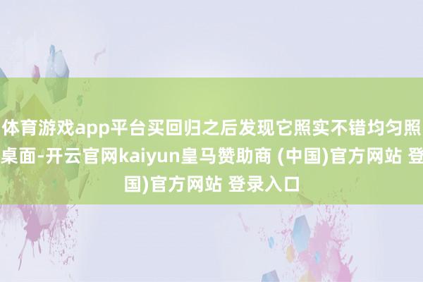 体育游戏app平台买回归之后发现它照实不错均匀照亮悉数桌面-开云官网kaiyun皇马赞助商 (中国)官方网站 登录入口
